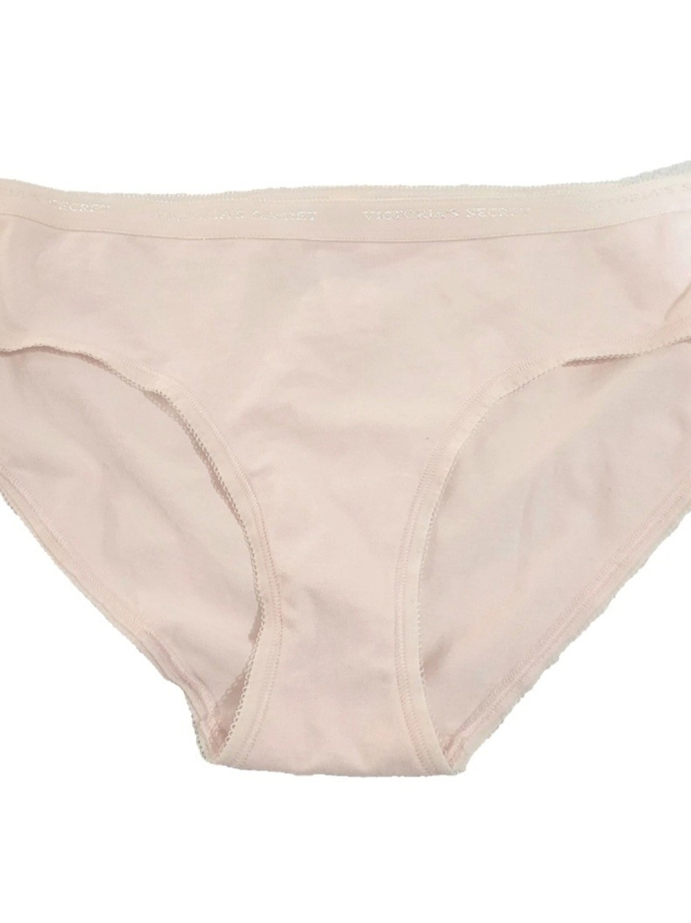 Vintage Y2K Victoria's Secret Pale Pink Cotton Hiphugger Briefs